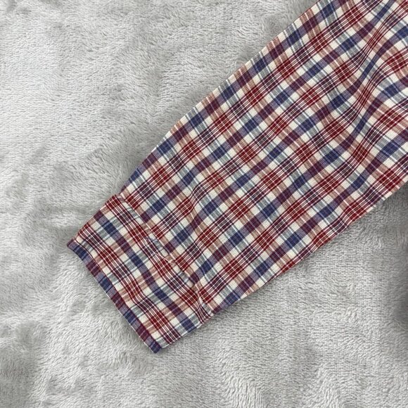 Vintage Western Corduroy Long Sleeve Button Front Shirt Faux Vest - Picture 3 of 10